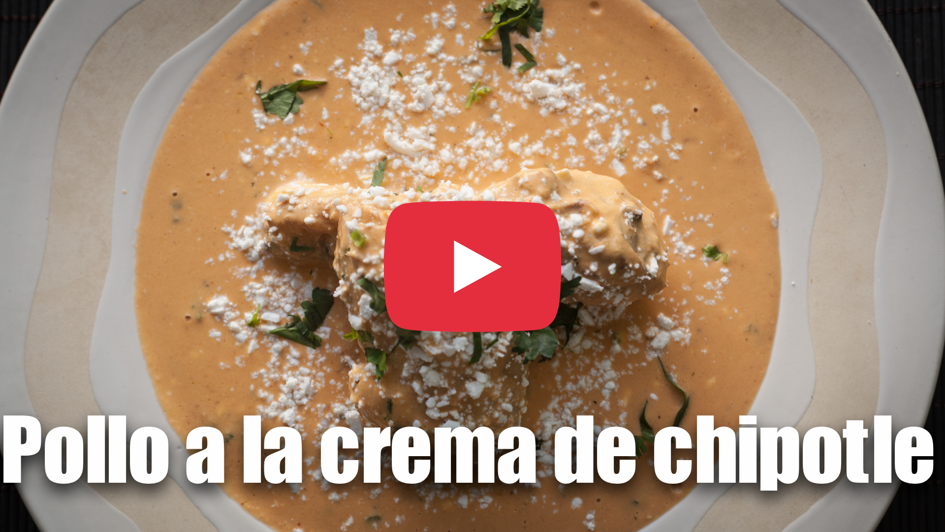Pollo a la crema de chipotle Gaby Cervello