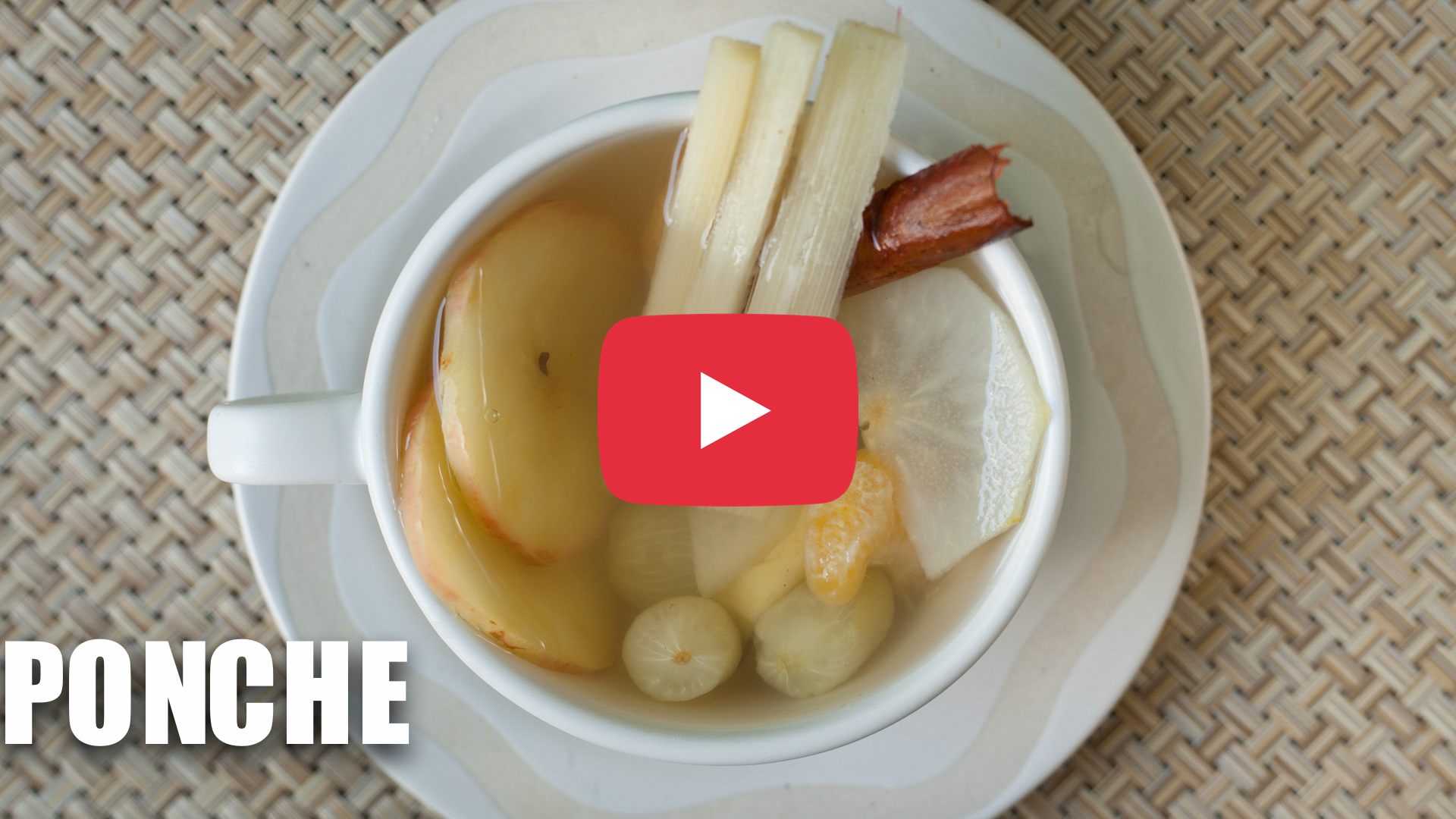 Ponche con vino blanco Gaby Cervello